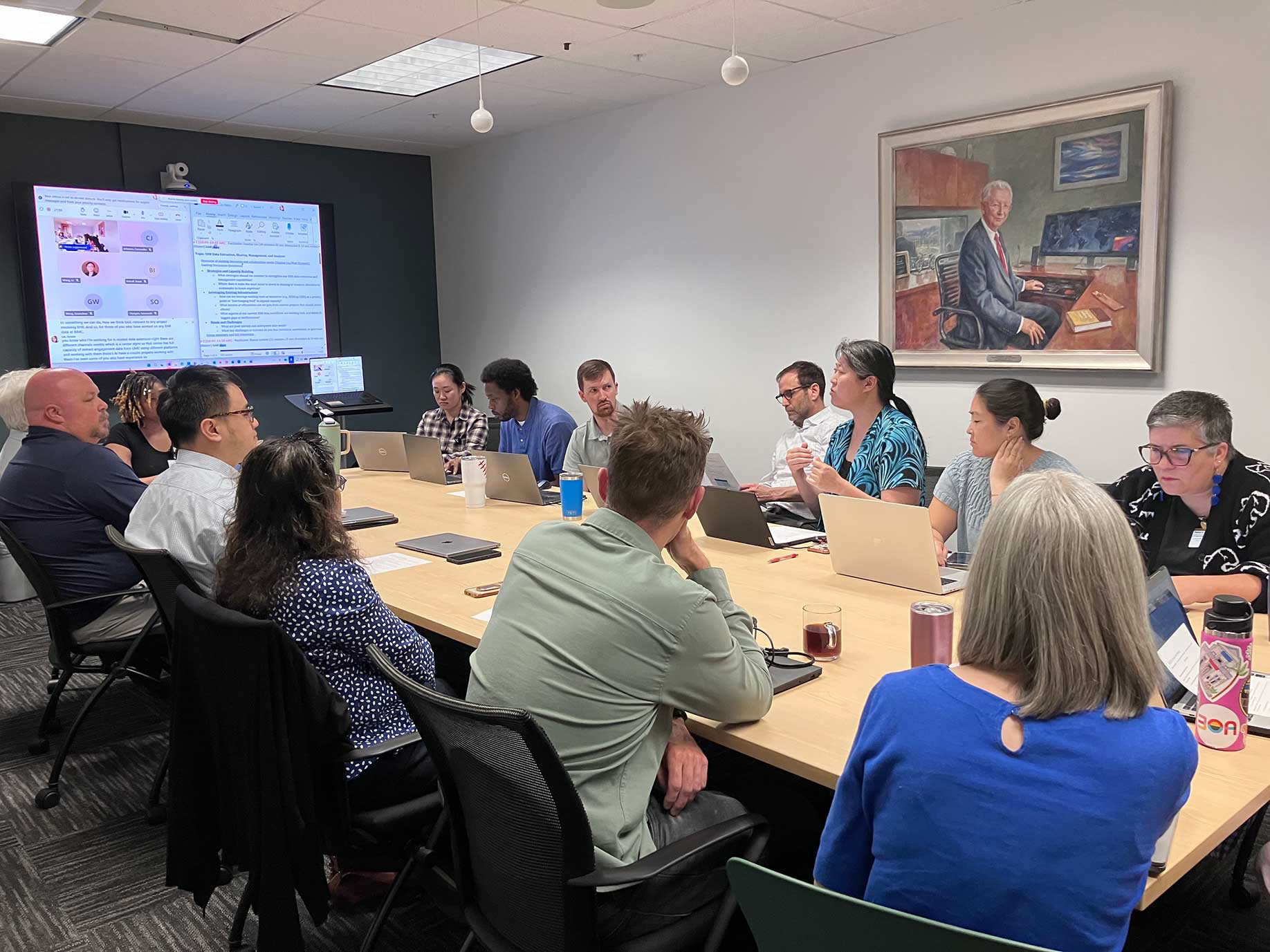 VBDCC members exchanging ideas and observations, 2026